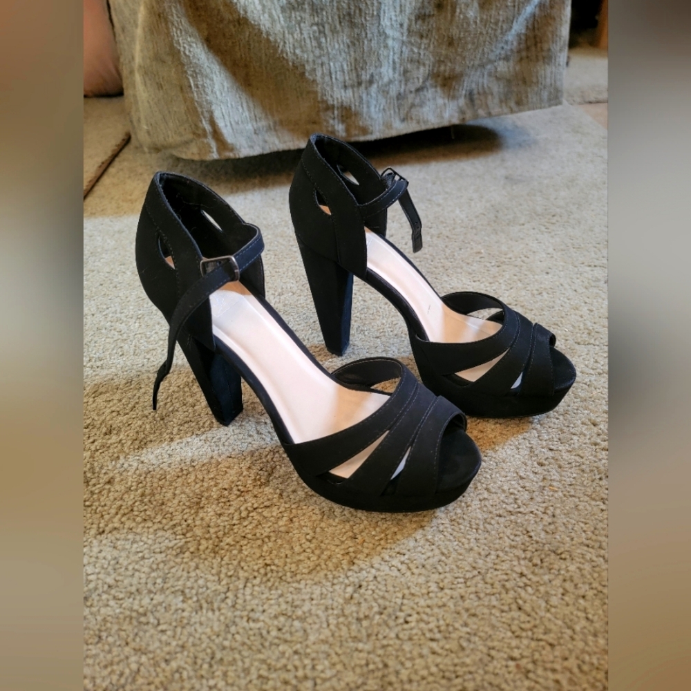 Black heels